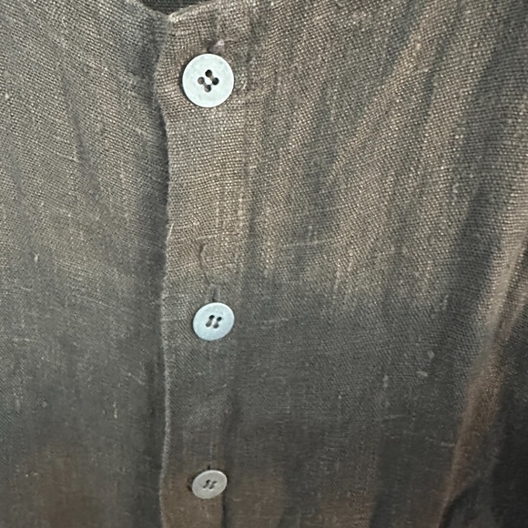 J Morgan Puett vintage 100% linen lagenlook dress - Picture 3 of 4